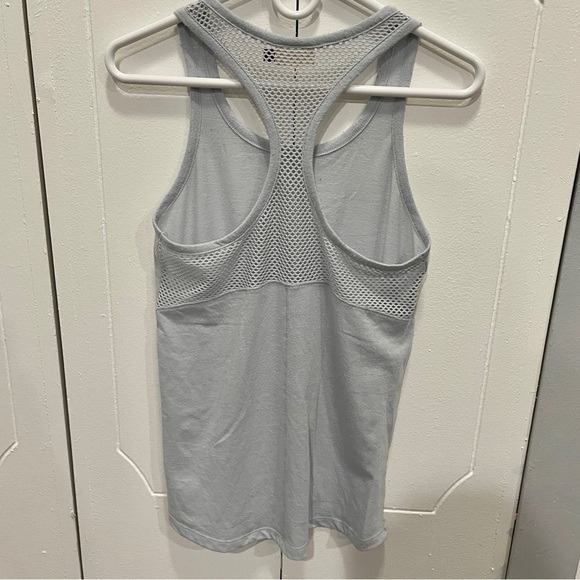 SO Blue Racerback Mesh Tank Top - Picture 2 of 9